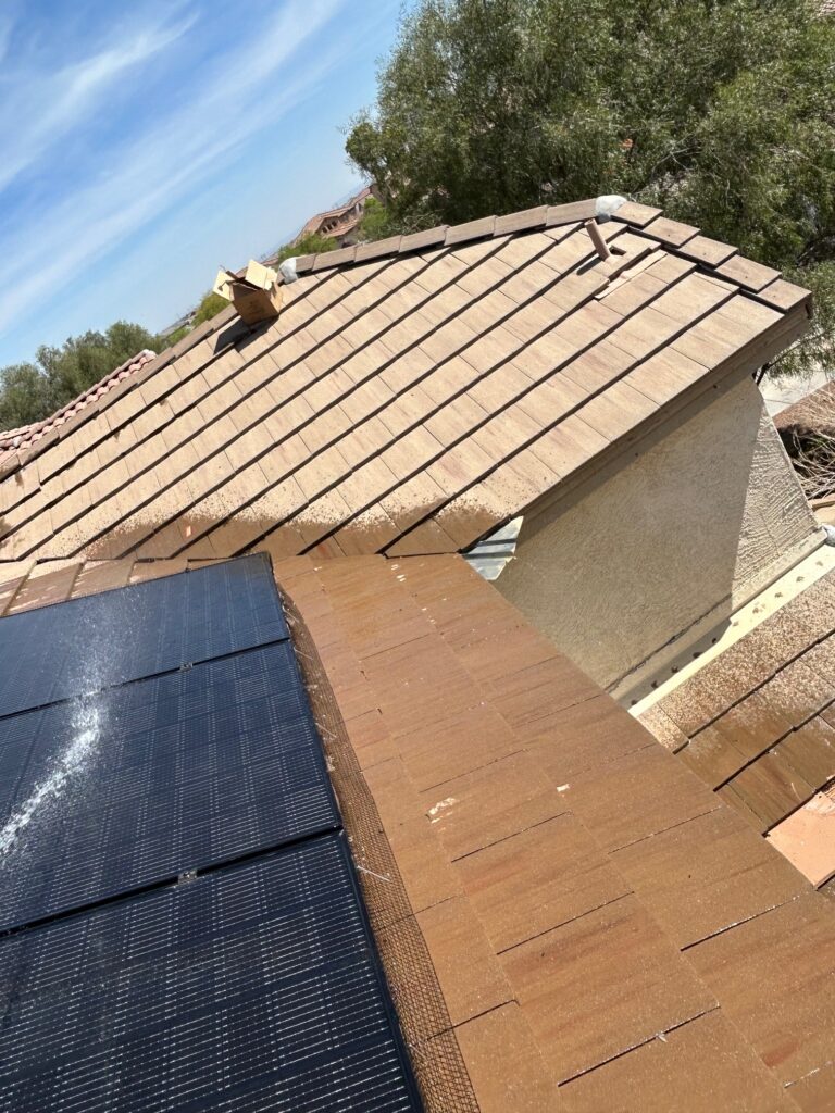 image0 - depalmasresidentialservices.com Our team installing no-drill bird mesh to protect solar panels from pigeons in Our team installing no-drill bird mesh to protect solar panels from pigeons in Surprise, Arizona.
, Arizona.
